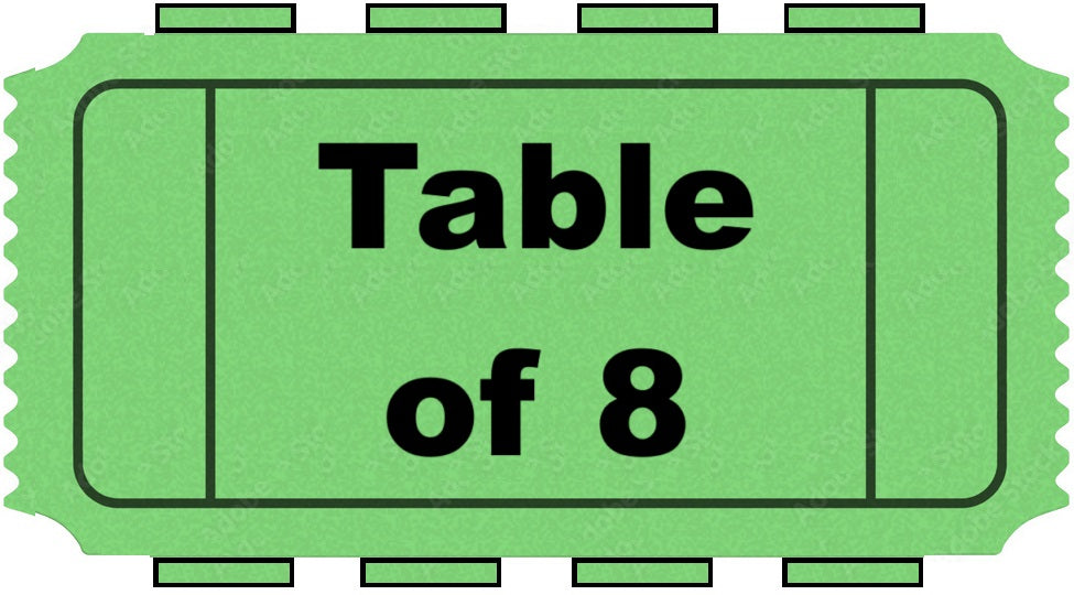 Meat Raffle Table of 8 - November 1, 2025