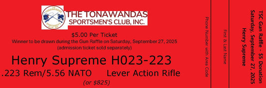 Red Side Raffle Ticket (Henry Supreme)